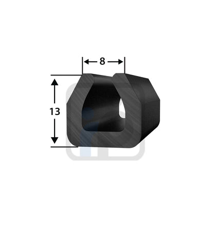 U CHANNEL MOUNTING RUBBER